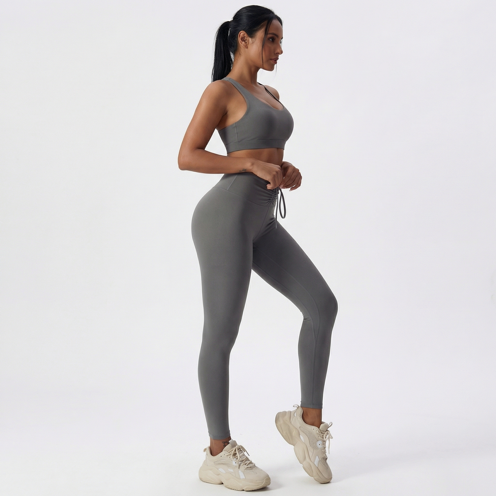 Yore Drawstring Booty Lift Leggings
