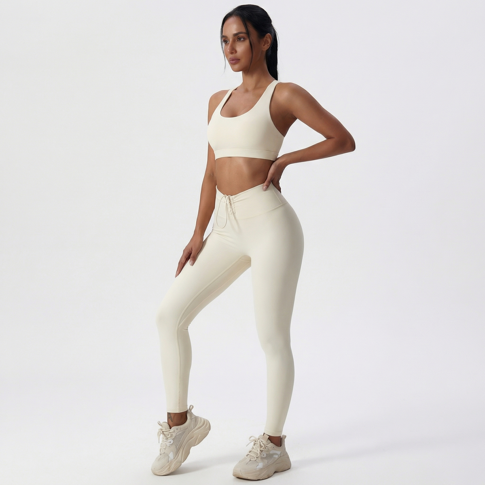 Yore Drawstring Booty Lift Leggings